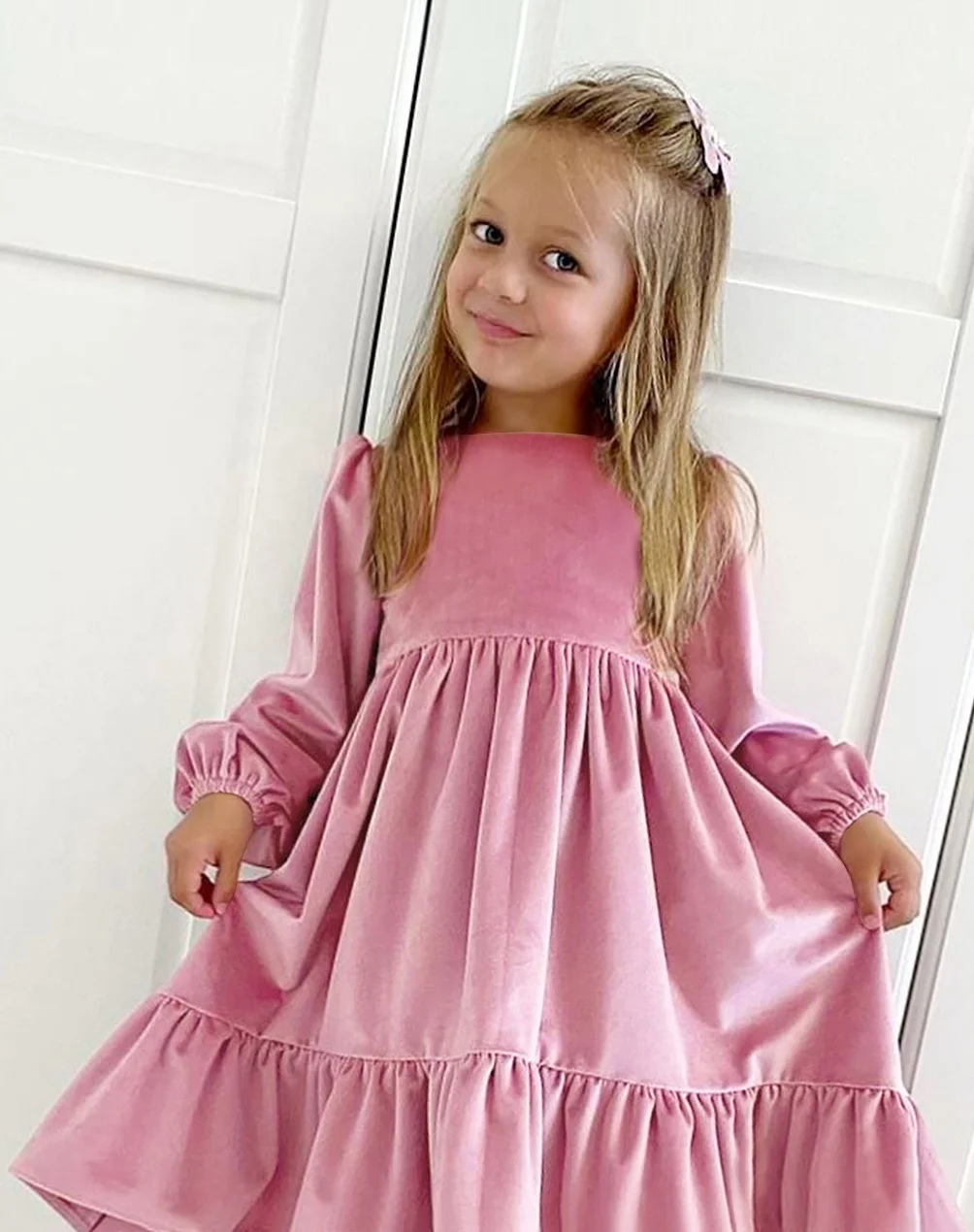 Newest Top Quality Velvet Pretty Vintage Kids of 11 Years Girls Dresses For Special Occasions Princess Dress For Girl