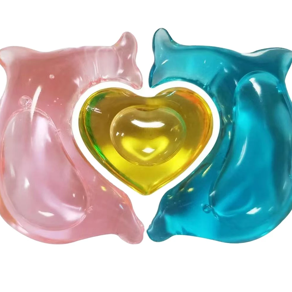 Innovative Design Washing Capsules Stain Release & Fragrance Retention Natrual Liquid Detergent Laundry Pods Customizable Beads
