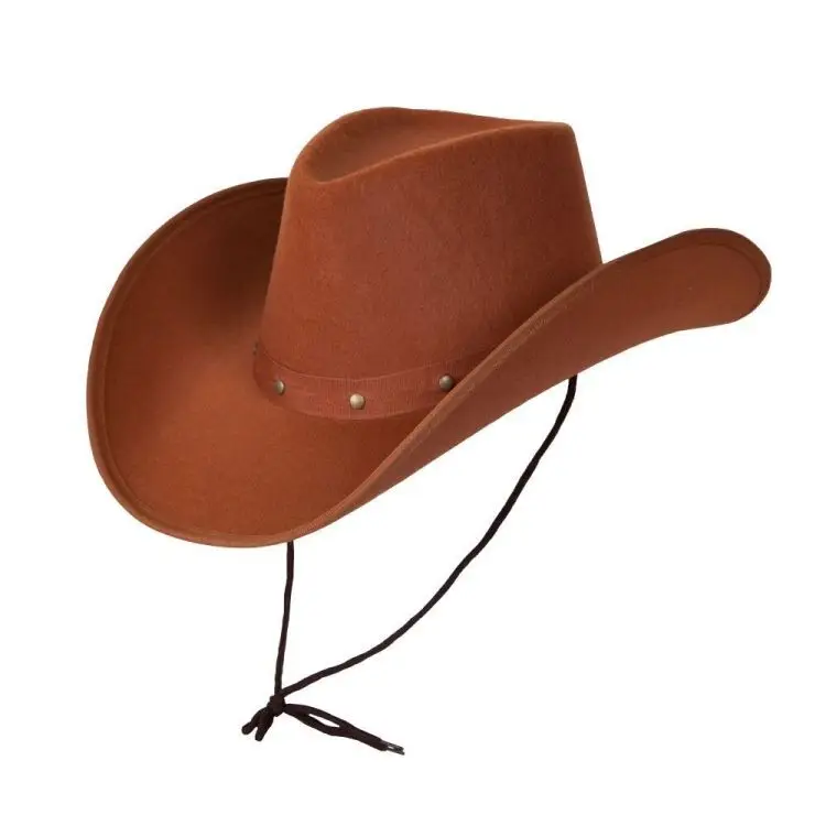 Promotional Texas Cowboy Wild West Rodeo Mens Ladies Fancy Dress Accessory Felt Hat New KJ086