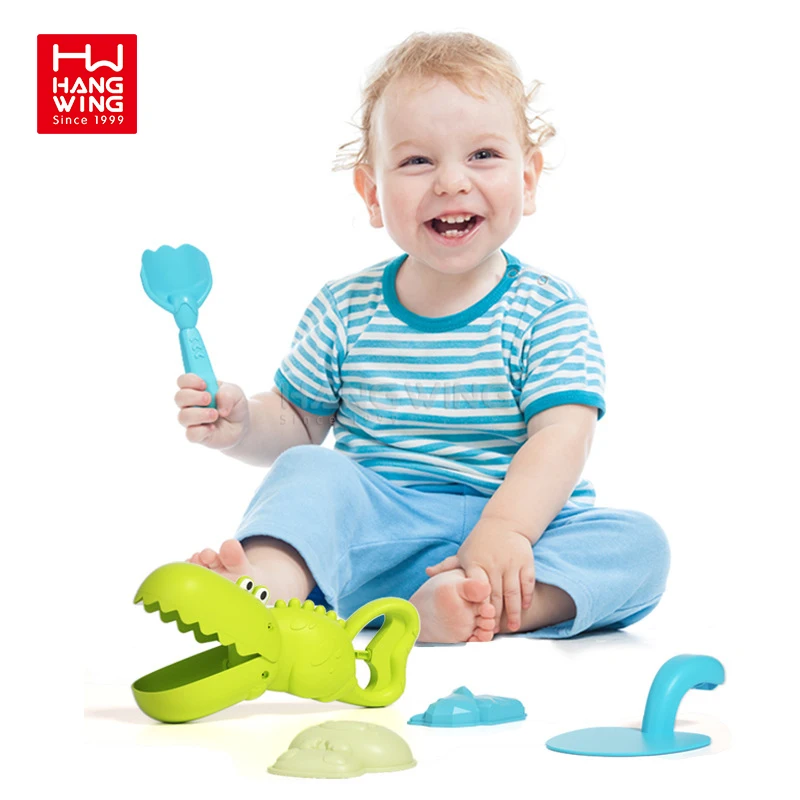 HW Summer Outdoor Unbreakable Water Toys Durable Soft Gel Series Sea Sand Animal Dinosaur Cartoon Beach Bucket Set For Kids