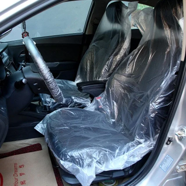 Anti-Dust Clear Disposable Universal PE Seat Cover Car Accessories