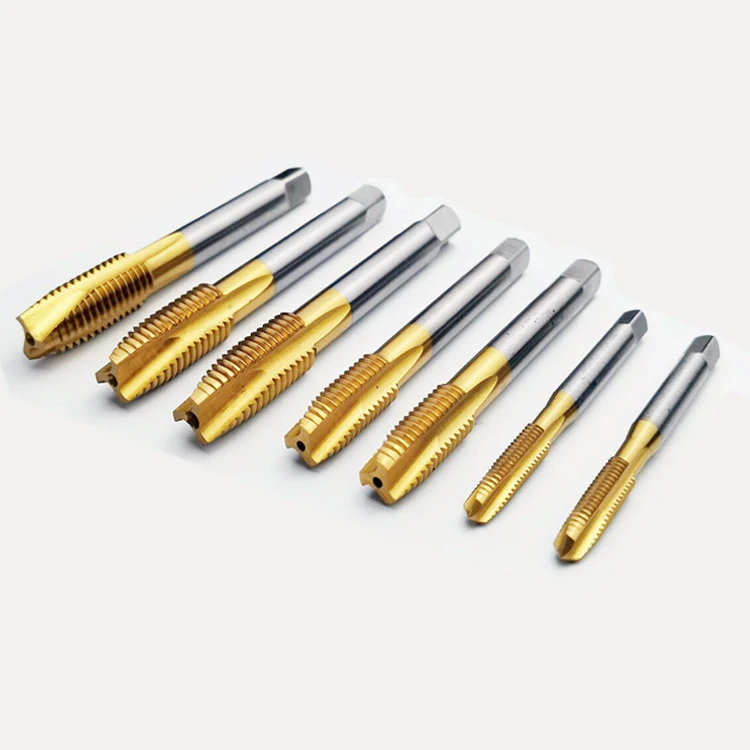 HSS-E M35 UNC Spiral Point/Spiral Flute/Spiral Groove Thread Taps  Titanium Coating