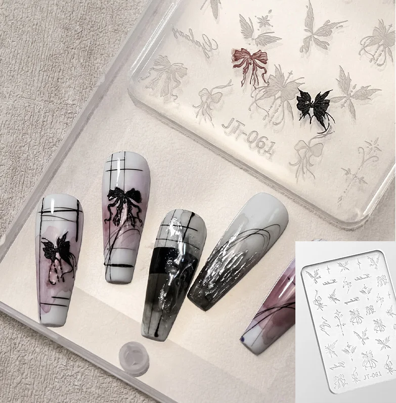 Custom Professional 3D Nail Art Transparent Silicon Print Molding Jelly Silicone Mold For Nails