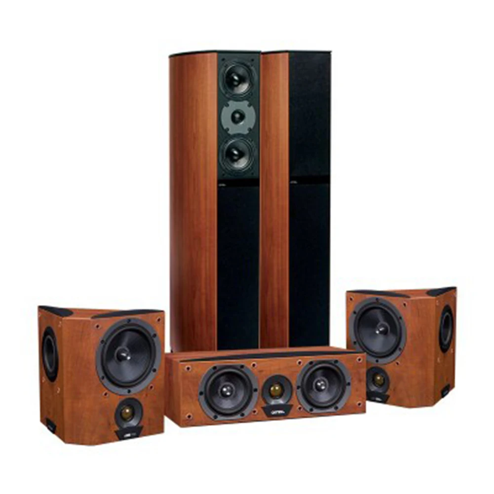  Деревянная аудиосистема Vofull hifi для домашнего кинотеатра 5 1 каналов с мощным сабвуфером и