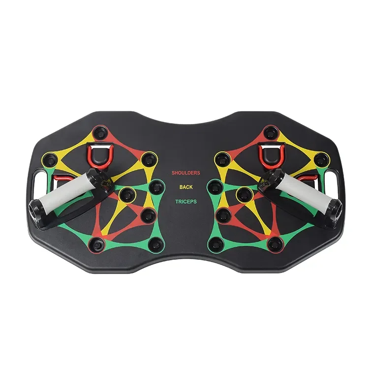 Fitness Floor Chest Muscle Exercise  Push Up Board Multi-Functional Pushup Stands System with Pull Rope