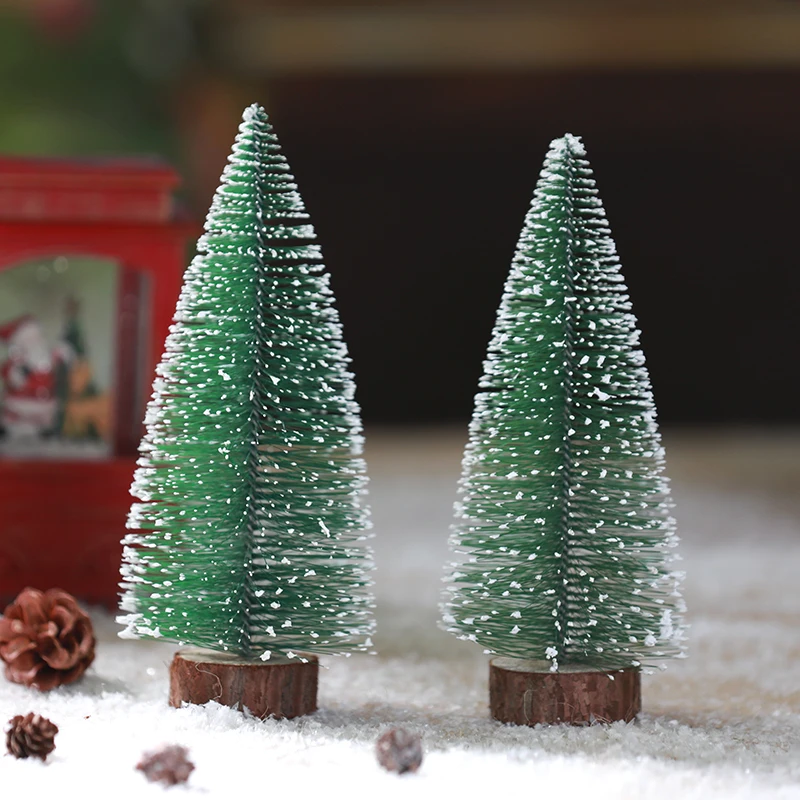 novedades para navidad Christmas Tree Decorartificial mini tree indoor Pine Needle brush table Christmas Tree