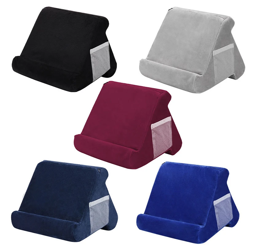 SUREWALHOME Ipad Cushion Pillow Tablet Holder Tablet Cushion Stand Lazy Holder Stand Bed Sofa Soft Multi Angle Phone Pillow