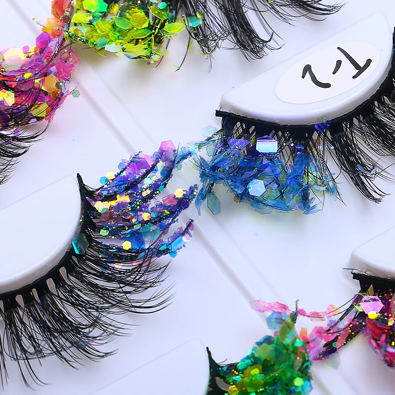Manufacturer natural faux world beauty beginners Luxury brown 10 pairs 3d mink lashes Halloween neon eyelashes kit