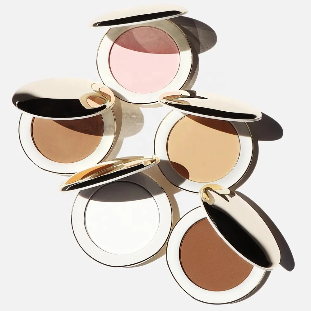 High Quality Face Make Up Foundation Setting Pressed Powder Private Label Talc Free Wholesale Vegan Pink Matte Setting Powder