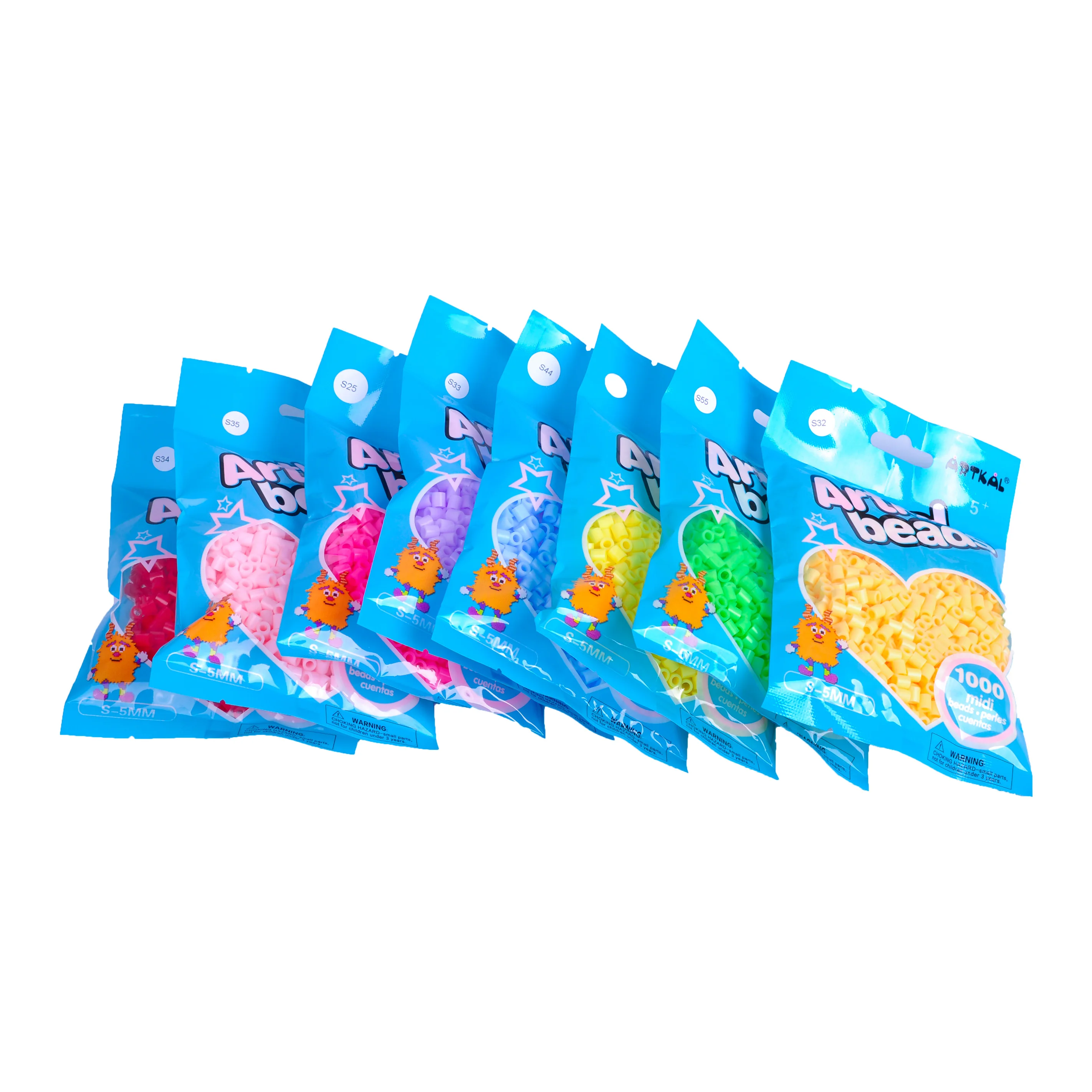 Shenzhen factory wholesale cheap non-toxic china midi beads artkal 5mm fuse beads kids diy educational toys