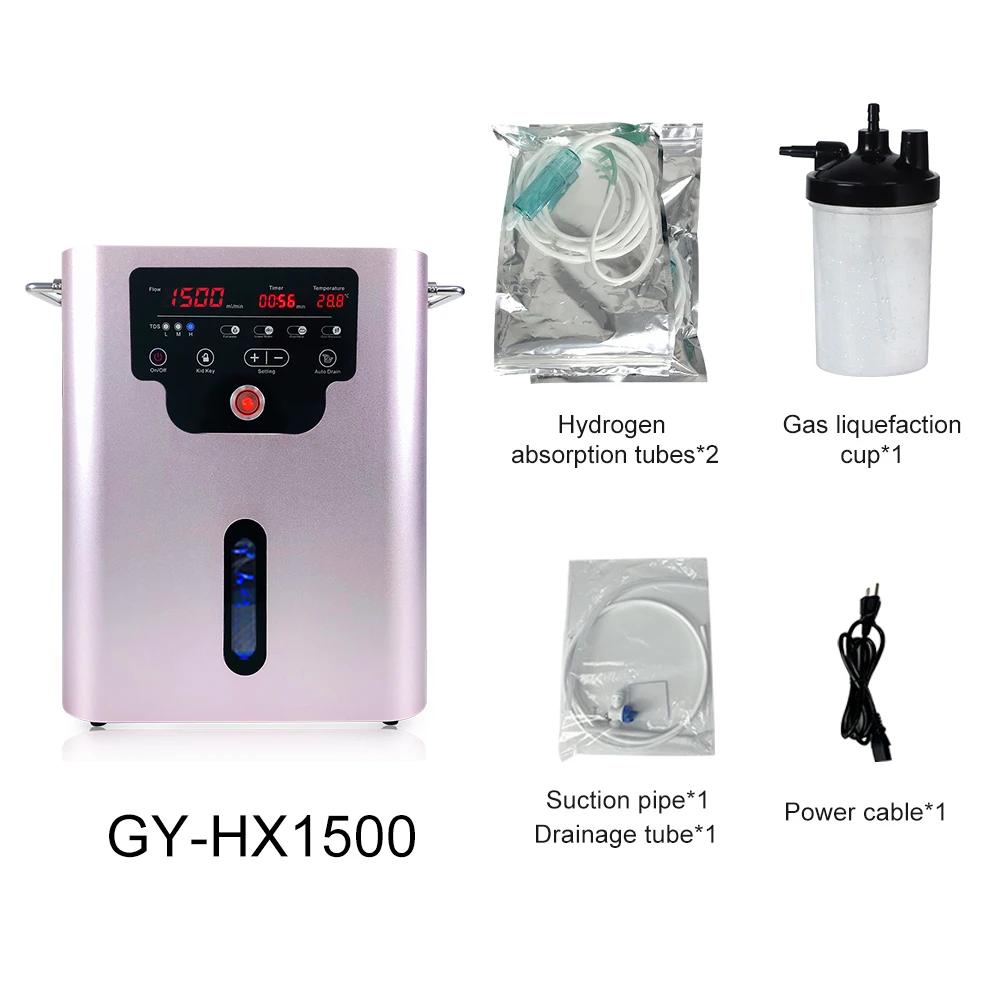 Suyzeko hydrogen inhalation therapy high capacities healthy oxygen and hydrogen gas inhaler 1000ml