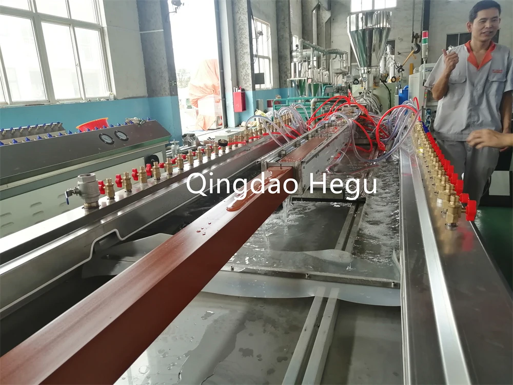 Wood plastic composite exterior wall cladding making machine WPC cladding making machine