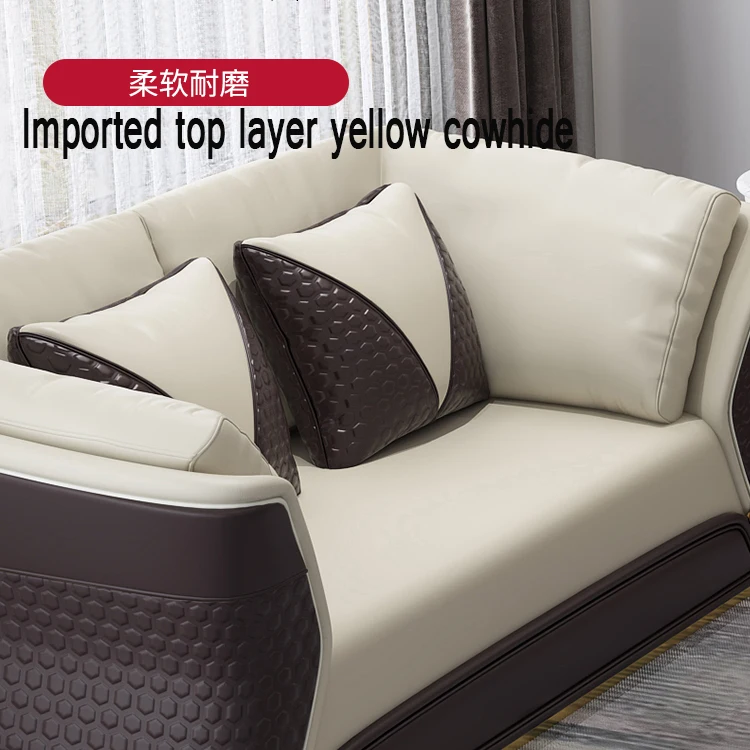 Modern sofa set designs and price genuine leather sofa set living room furniture leather couch and sofa modern