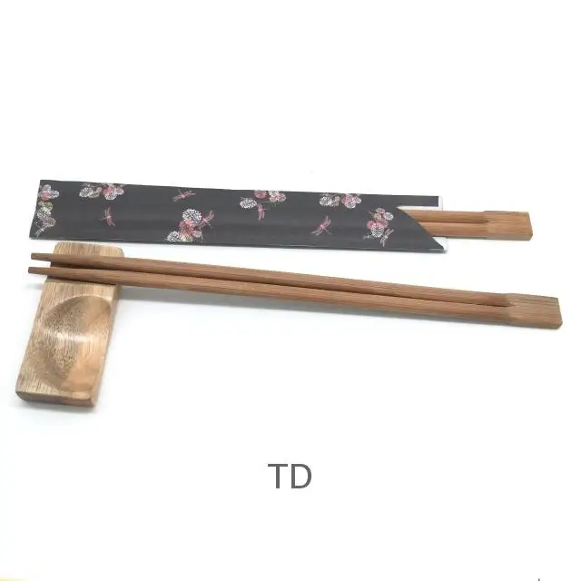 Bamboo Luxury Tableware Set poplar oud chopsticks birch pine tensoge twin chopstick carbonized Wooden Chopsticks With Holder
