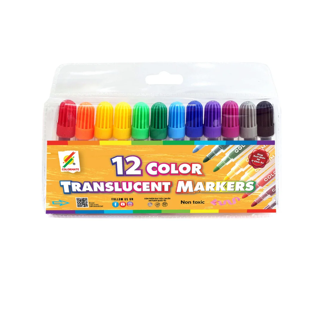 Colormate Wholesale Custom Logo Non Tonix Dry Permanent Marker Low Moq 1000pcs Low Price