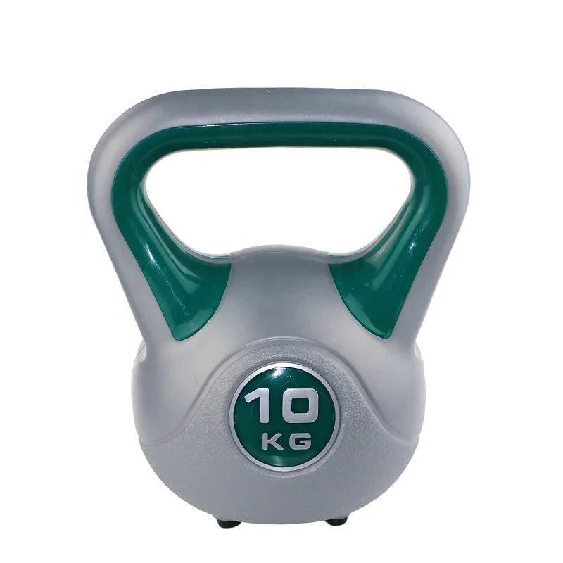 Hot Selling Double Color Custom Logo Vinyl Coated Cement Kettlebell