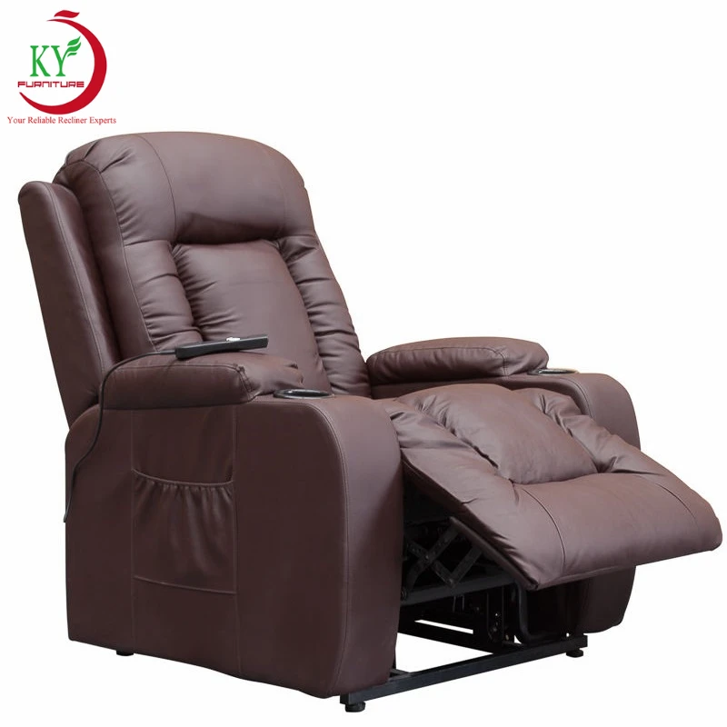 JKY Furniture ZOY Fabric Morden Design Home Theater Recliner Electric Lift Sofa Single With Massage