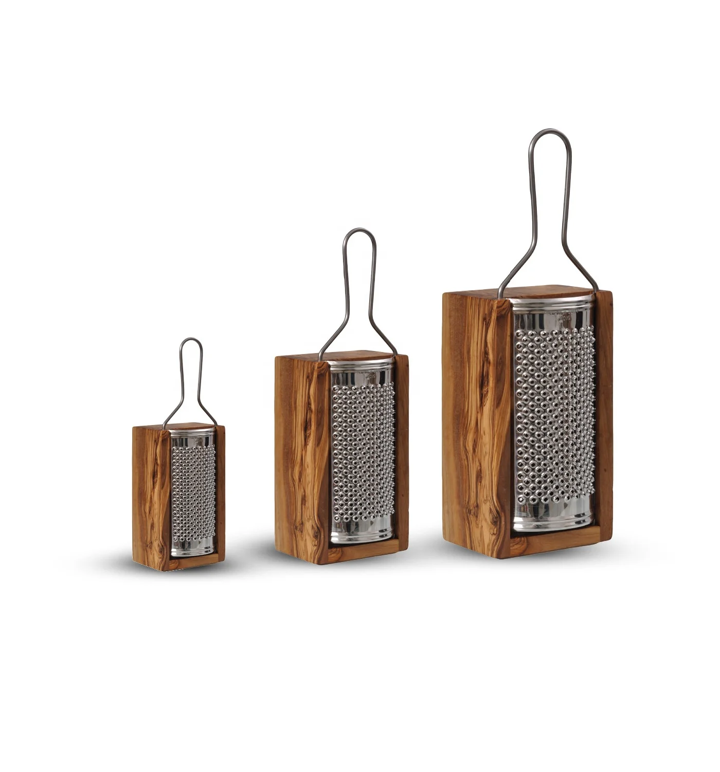 Cheese Grater. Wood Cheese Grater Handmade Food Slicer. Kitchen Cheese Grater Set. Olive Wood Kitchen Tools.
