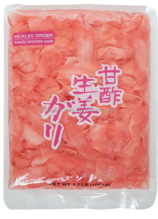 Low Calories sweet and vinegar pickled vegetables sushi gar