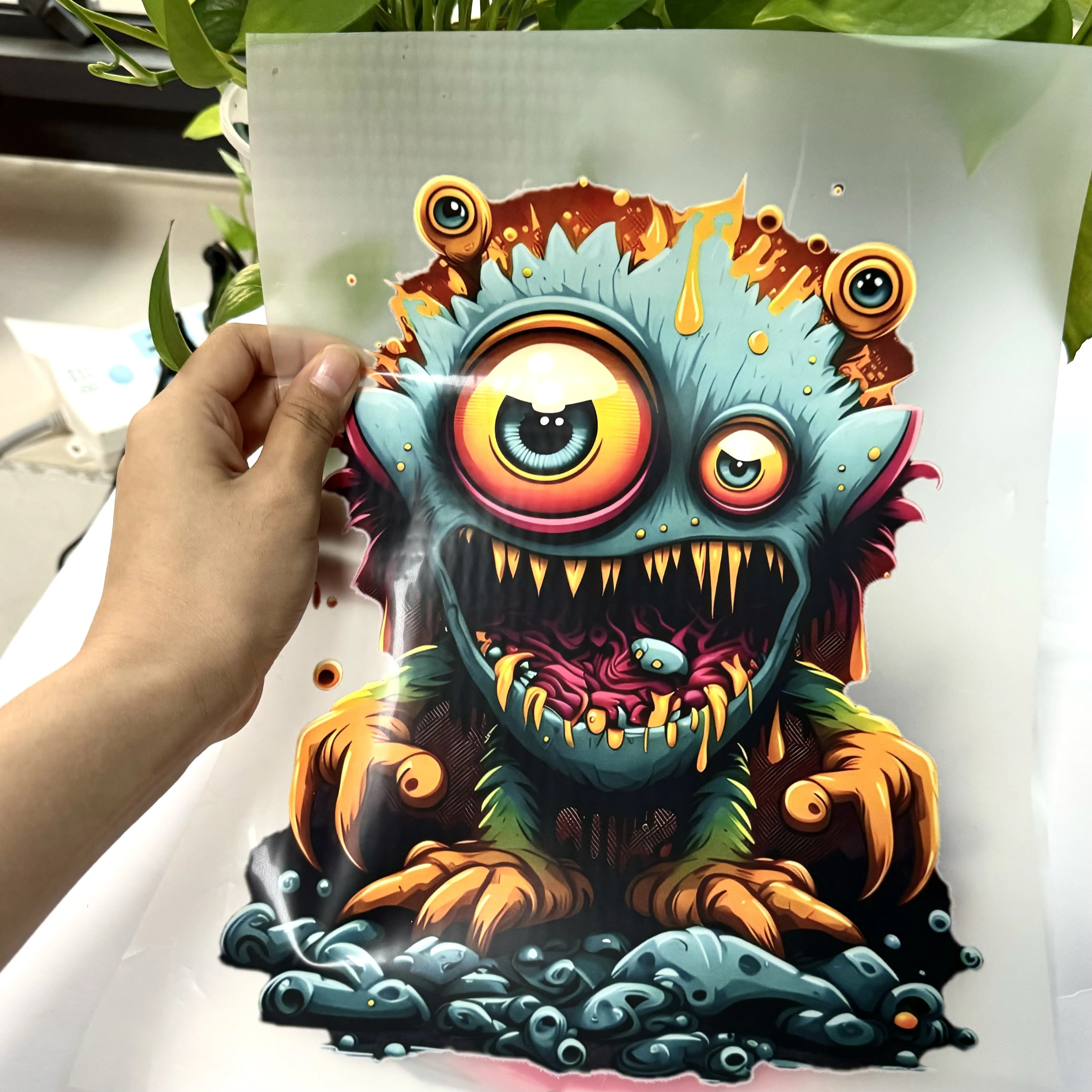 Оптовая продажа персонализированные наклейки с изображением тыквы и термонаклейки напечатанные на одежде джинсы толстовки Лидер продаж