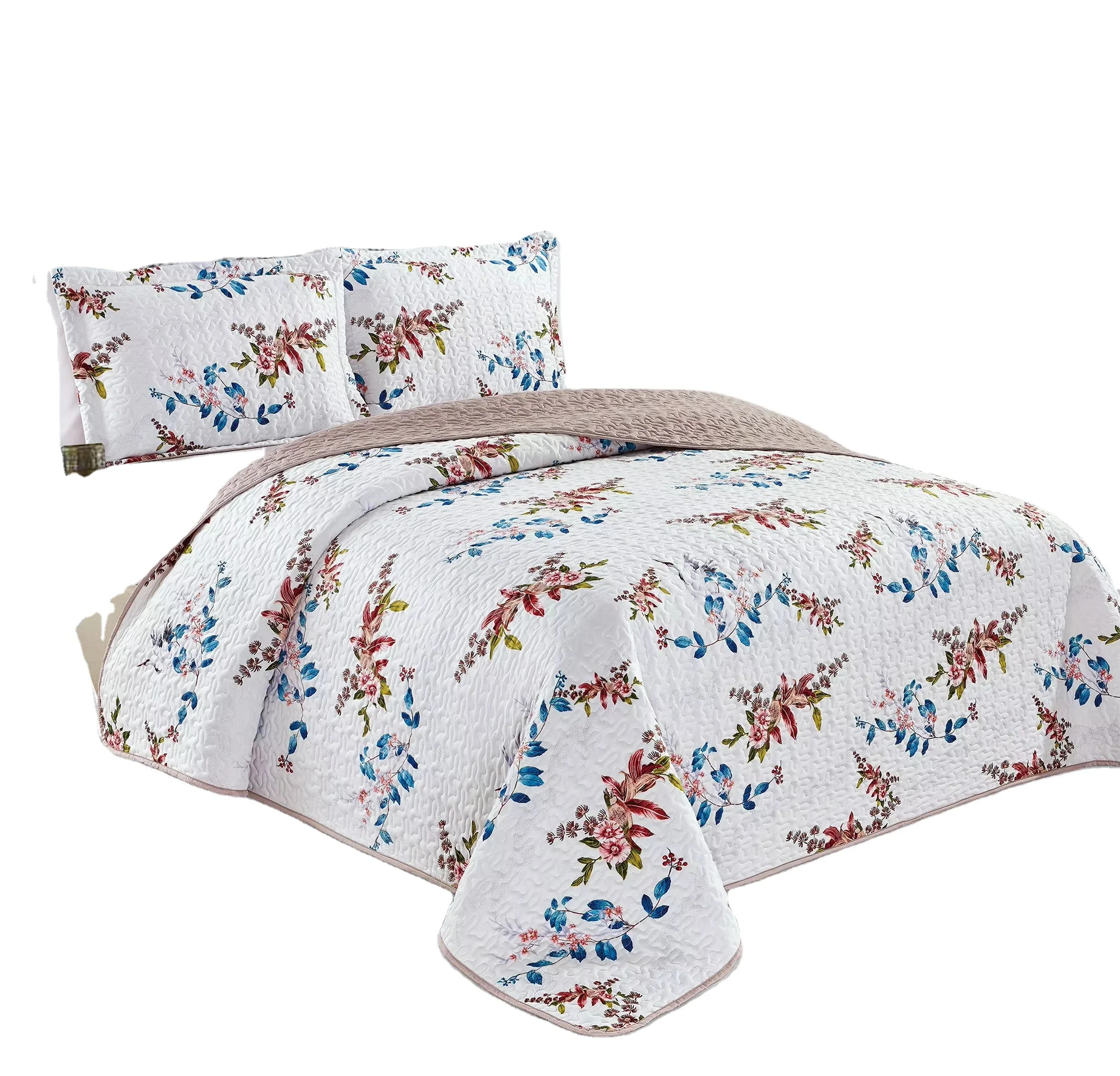 Новый продукт, стеганый пододеяльник и наволочки 100% хлопкового стеганого покрывала, комплект покрывала, Королевский размер