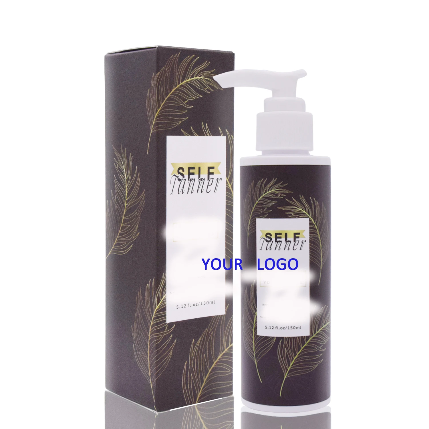 Private label  Hot selling  Self Tanner Self Tanning Lotion Bronze Quickly Coloring Face Body Natural Tan Cream 150ml