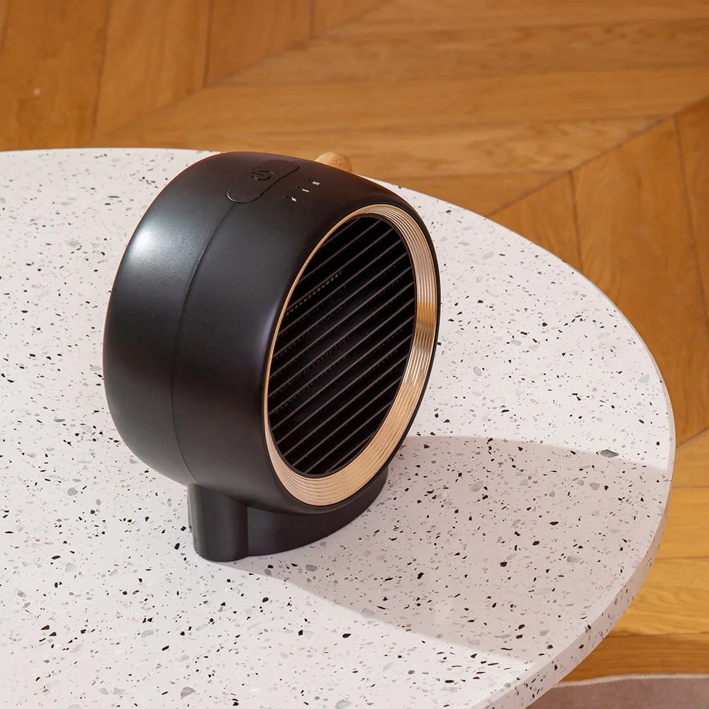 Wholesale OEM ODM Office Electric PTC Ceramic Fan Heater Portable Design Home Table Mini Heater for Winter Bedroom Living Room