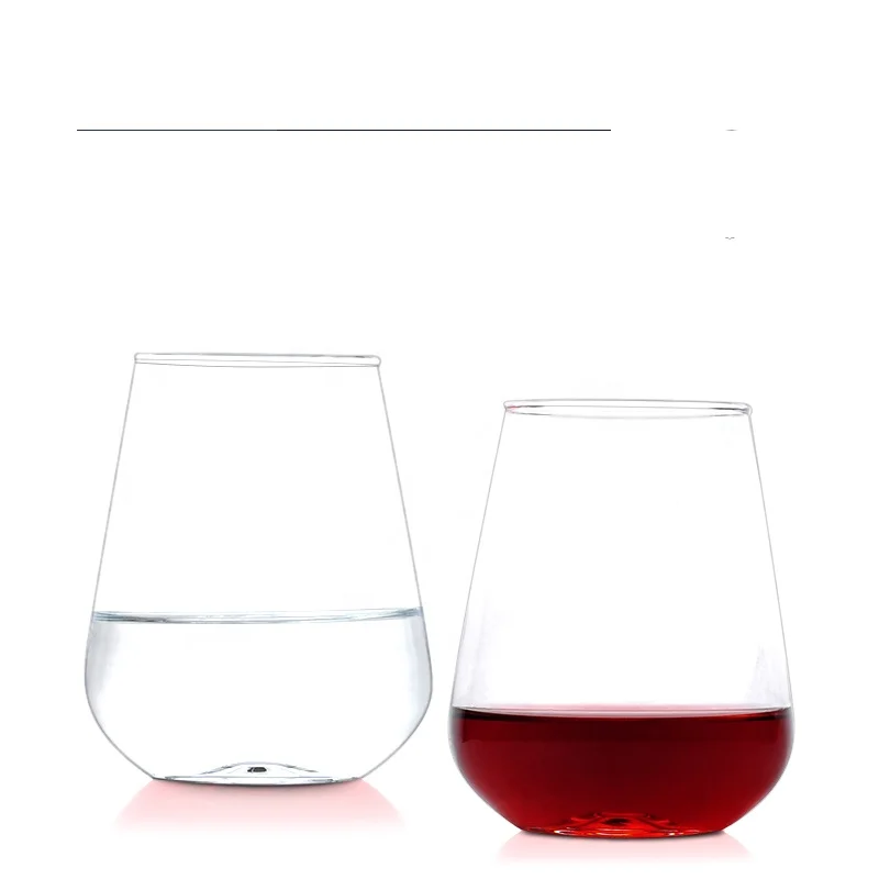 Free sample stemless wine glass whiskey glass for promotion