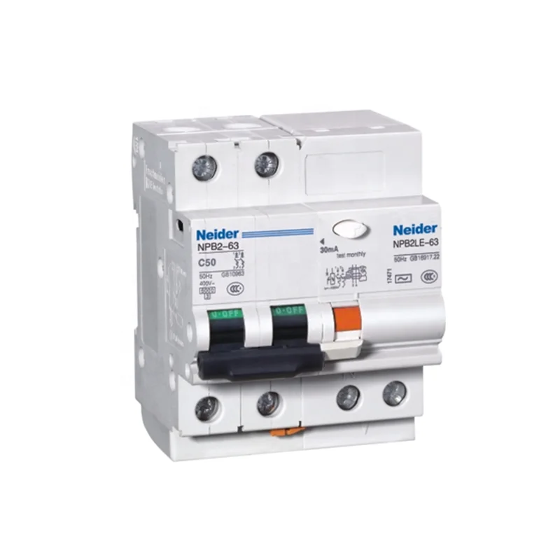 NPB2LE-63 50A УЗО RCBO двухполюсный автомат защити
