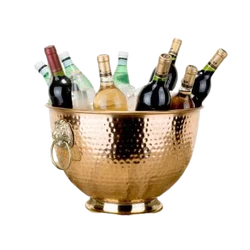 Shiny Polished Champagne Bottle Tub Manufacturer and Exporter Latest Design Handmade Copper Beet Tub Supplier in Bulk
