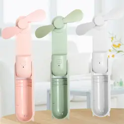 Wholesale Mini  Handheld Fan USB New Multifunctional Low Noise Can To Charge Phone  Folding Small Fan