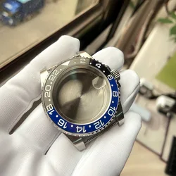 Luxury Stainless Steel Watch Case 40mm with GMT Ceramic Insert for Rolx