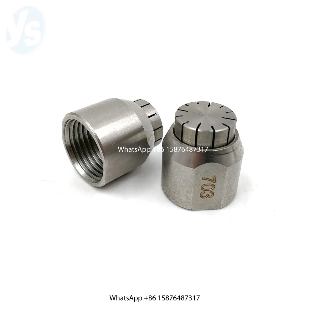 YS 703 Round Type Compressed Air Blowing Nozzle for Objects Sorting, 703 Air Blaster Nozzles for Food Processing Industry