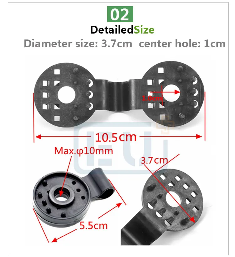 Joyeyou 50 Pack Agriculture Greenhouse Garden Clip Clamp Clips Grommets for Fastening Shade Cloth Bird Netting Net Mesh