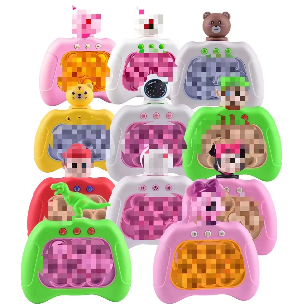 Best Selling Fast Push Game Puzzle Memory Game Bubble Relief Toys Console Machine Quick Push Game for Kids