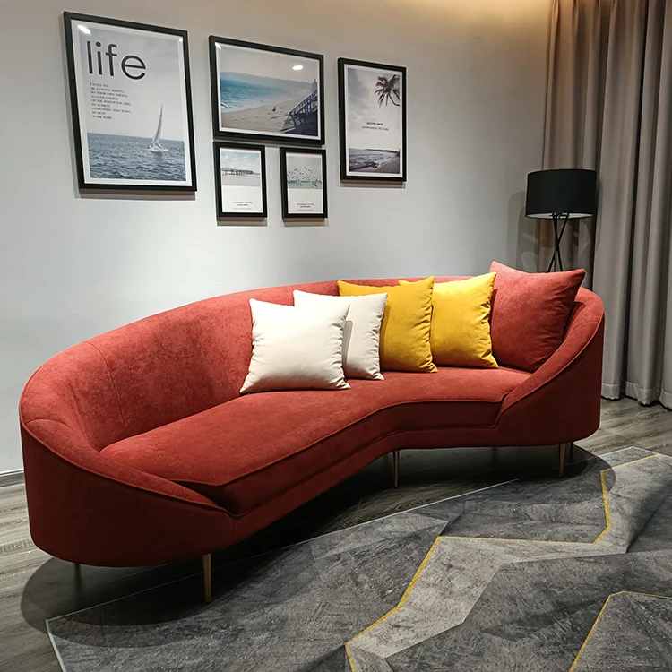 Романтические кожаные диваны и кушетки мебель для гостиной L диван