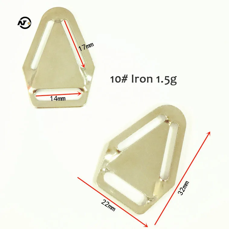 14mm 20mm 25mm 29mm Metal Triangle Slider Buckle Adjustable Webbing Buckles Dress Belt Backpack Strap Garment Decor Accessories