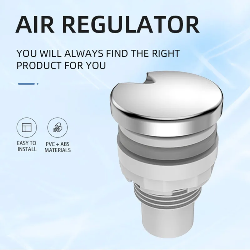 Proway Hot Tub Parts Pneumatic Air Flow Control Valve Whirlpool Spa Air Regulator