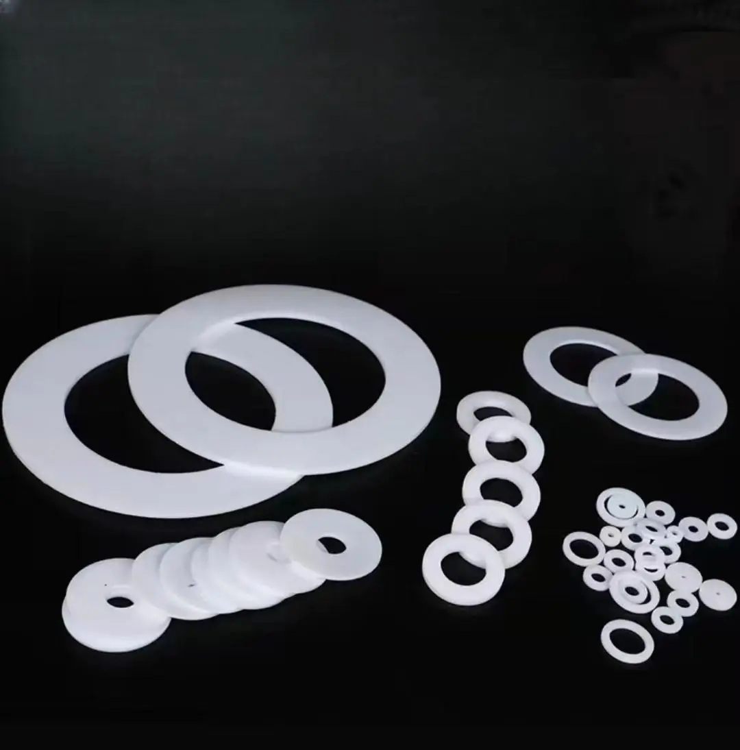 Flat Ring Gasket POM PTFE  Nylon Gasket Ptfe O Ring Wholesale Ring