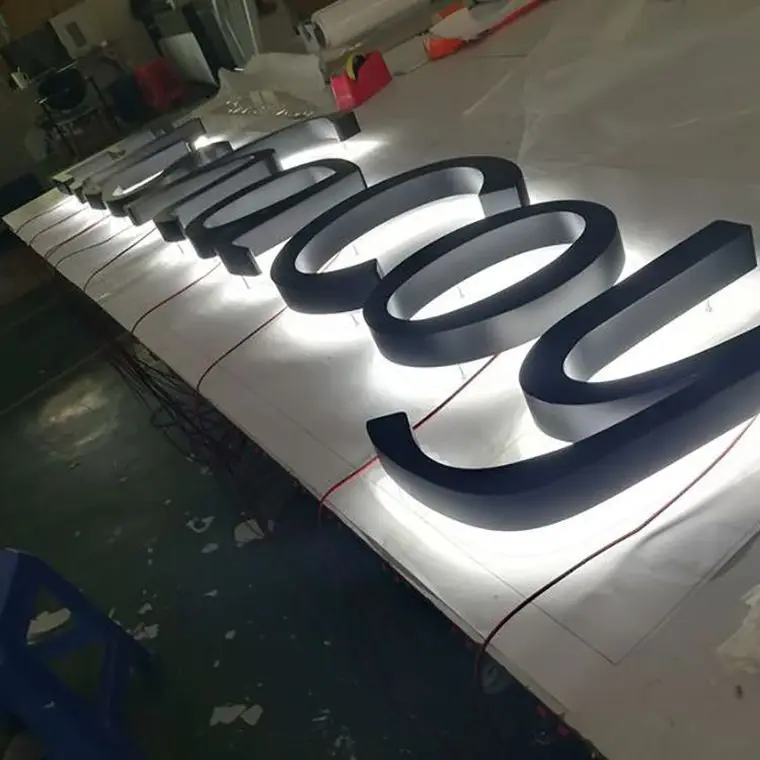 Прочные индивидуальные деловые вывески 3d комнатные Электрические для ресторана буквенная вывеска