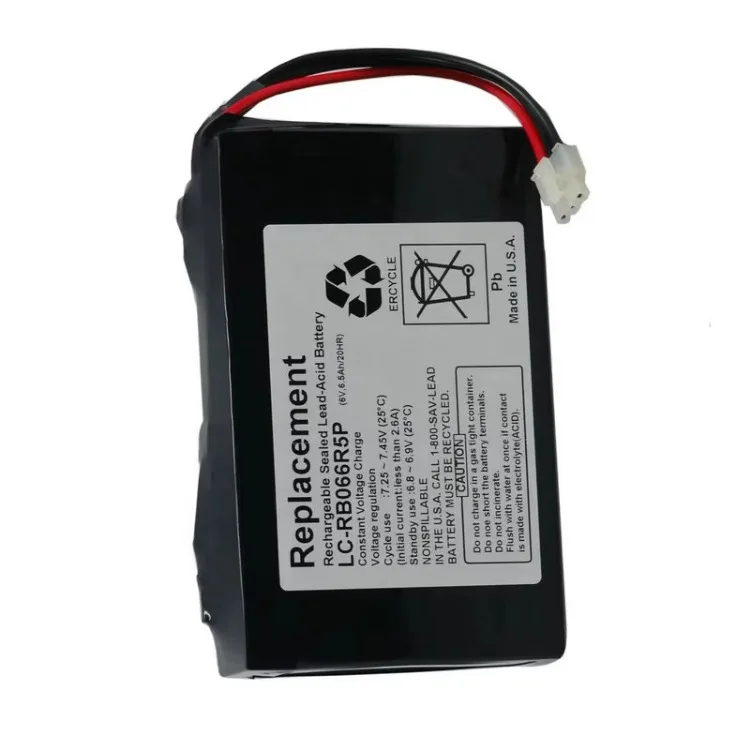 LK-For Welch Allyn Battery LC-RB066R5P ATLAS 622SO 622S0 622SP 622NO 622NP ATLAS 622SO Sealed Lead 6v 7000mAh for Defibrillator