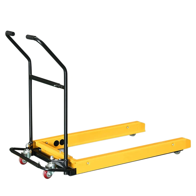 plate truck plastic container transport cart hand manual mini Turnover Box Cart truck box trolley