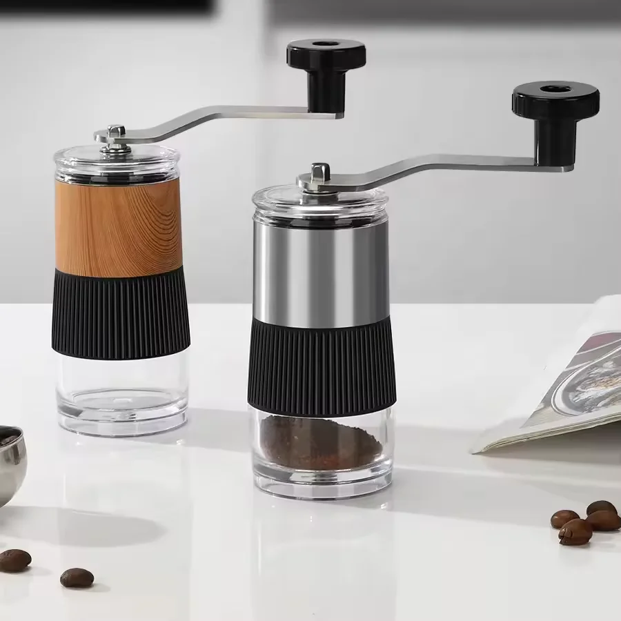 New Arrival Custom Design Small Portable Mini Hand Manual Coffee Bean Grinder With Small MOQ
