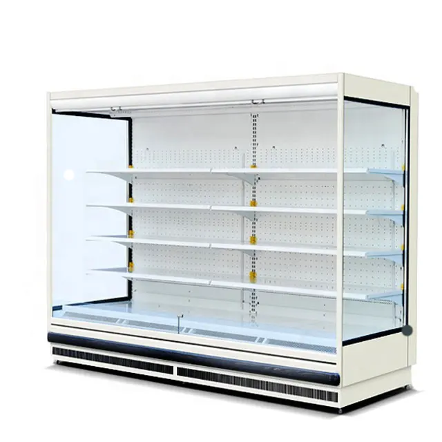 Морозильная камера для супермаркета холодильник покупок многоуровневый открытый