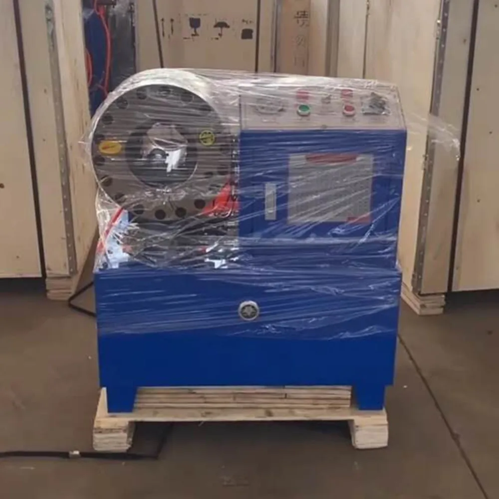 two four wire braided spiral hose press crimper pressing machine hydraulic rubber hose crimping machine