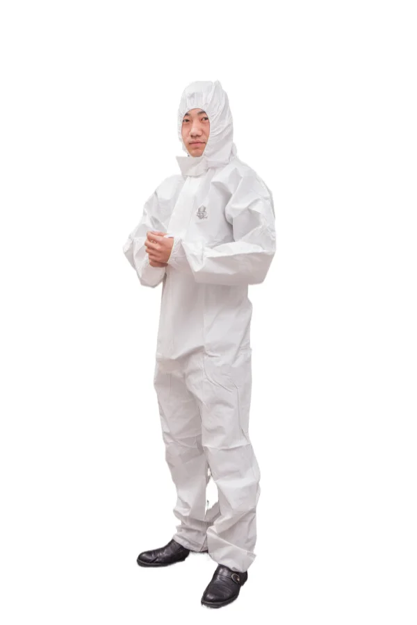 PPE Painter Spray Asbesto SMS Waterproof Hazmat Suit Paint Gown Red Type 56 PP PE Medical White PPES Disposable Overall Coverall