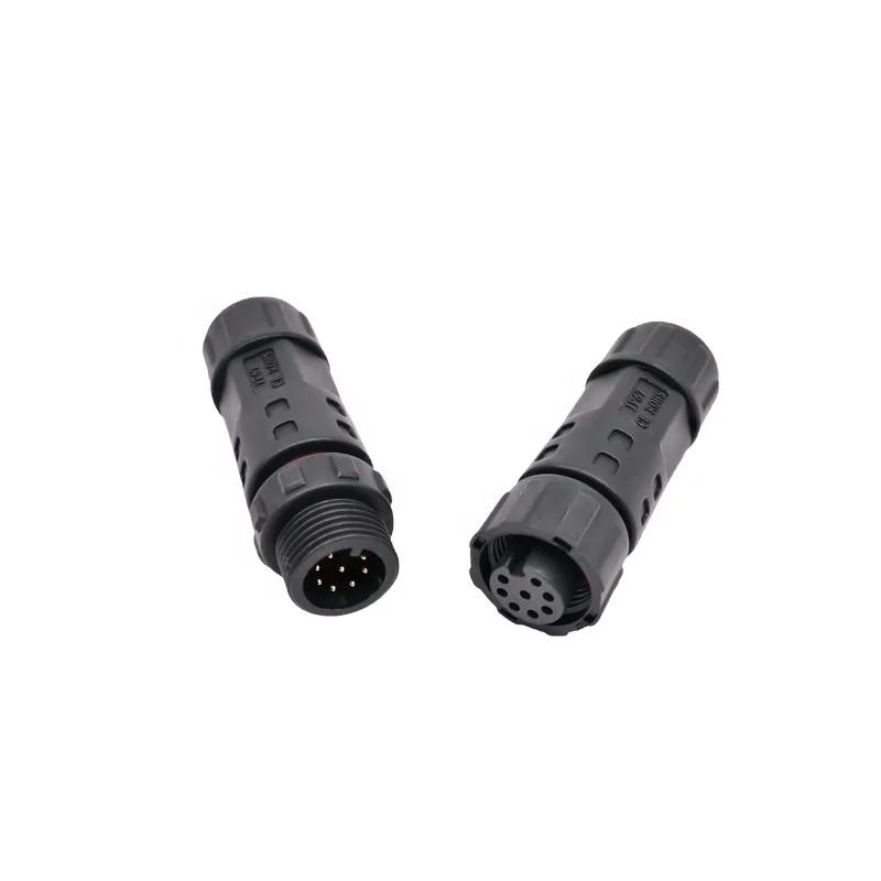 Hot Sale Automotive Wire Waterproof Cable Connector 6 Pin For LED Outdoor Lighting Automation Multi-functional