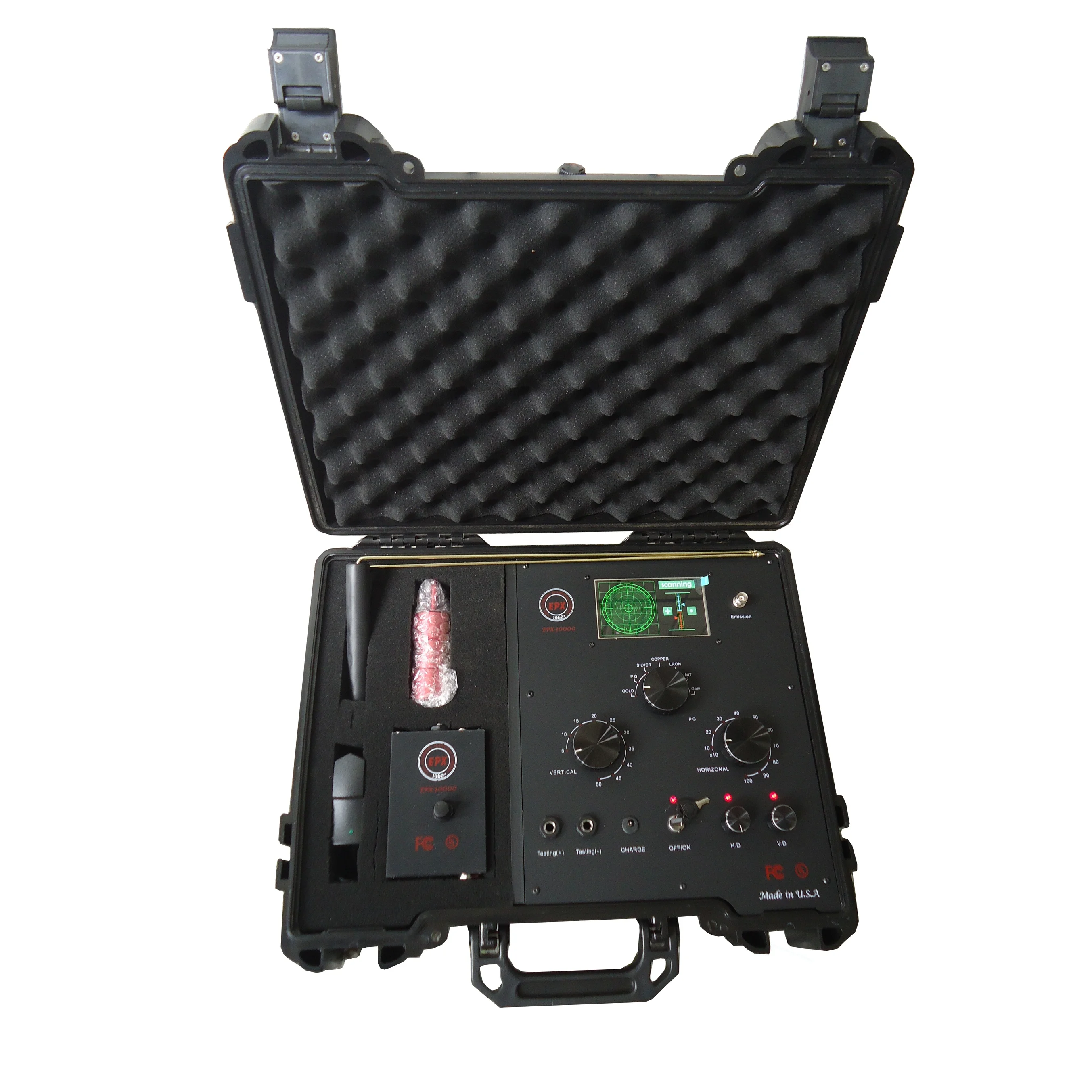 EPX10000 Digital Frequency Redar Remote Gold Metal Detector