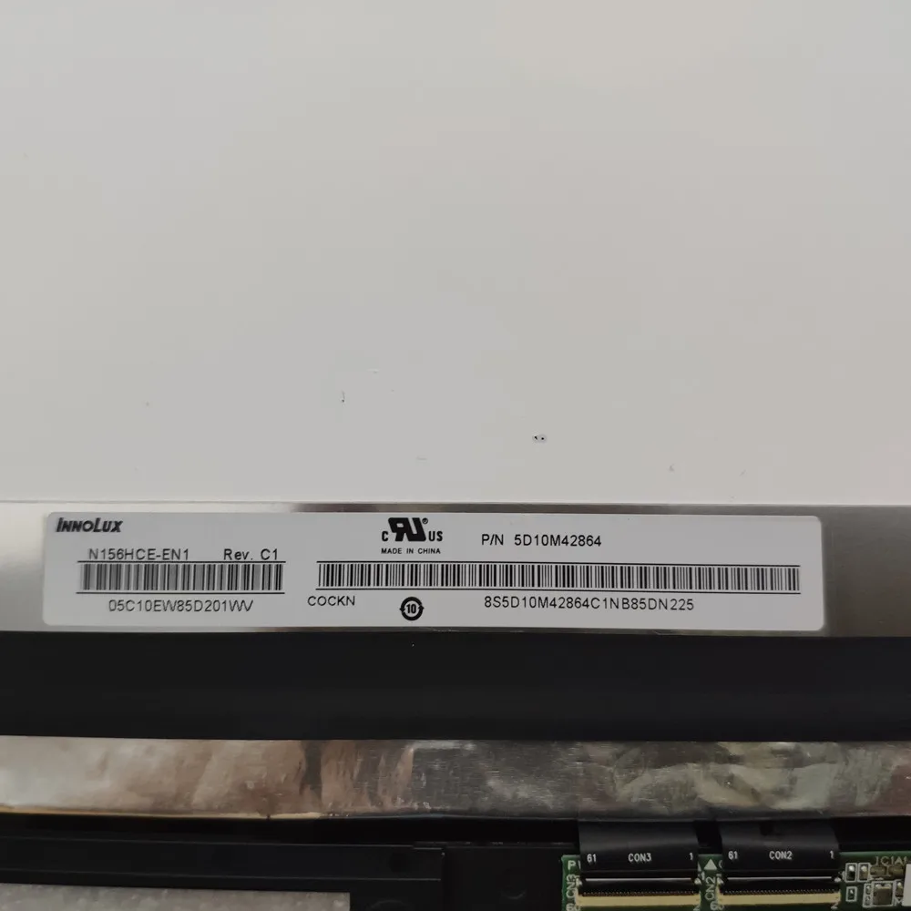 Laptop LCD Touch Screen Assembly With Frame 5D10N24289 N156HCE-EN1 NV156FHM-N61 For Lenovo Yoga 720 15IKB