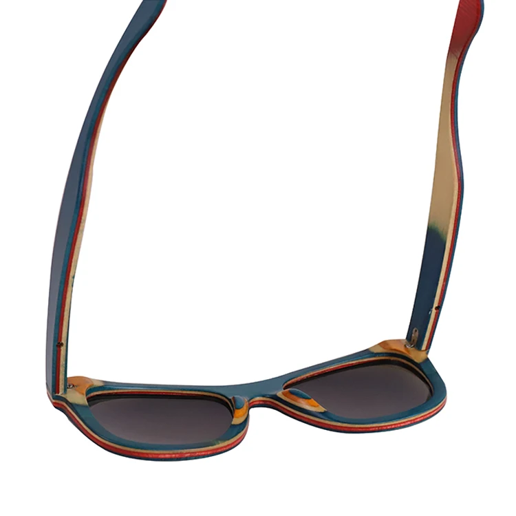 Uv400 Sun Glass Polarized Italian Design Ce Skeateboard Dropshipping Wooden Sunglass
